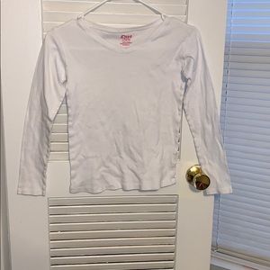 Girls white top